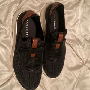 Cole Haan Men's Black and Tan Sneakers